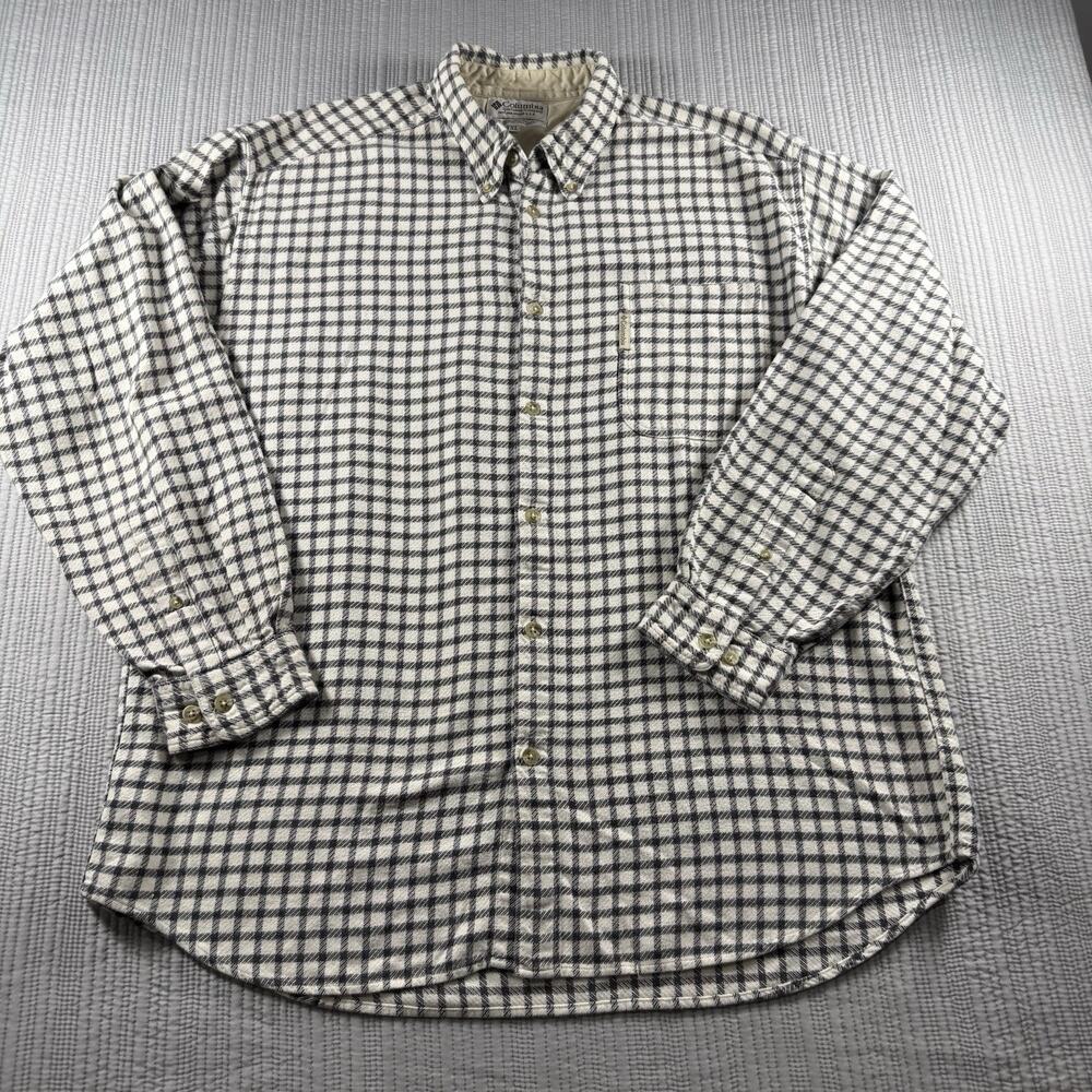 Columbia Flannel Shirt Mens XL Gorpcore Outdoor Rugged Country Boy Trailwear